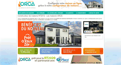 Desktop Screenshot of maisons-orca.fr